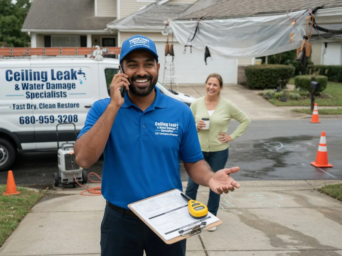 Ceiling Leak Cleanup Hudson, NC FAQs