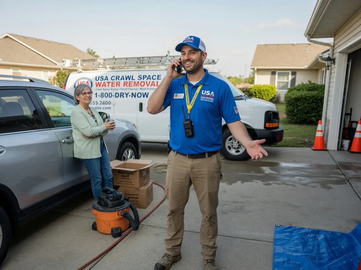 Crawl Space Water Removal Hudson, NC FAQs